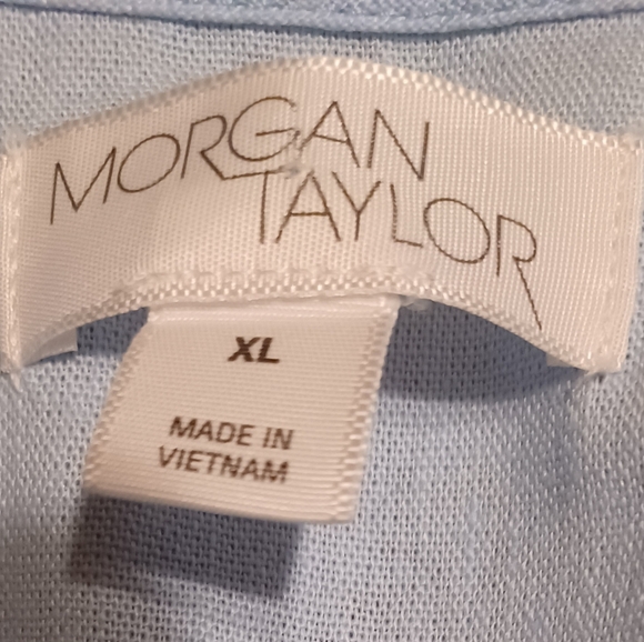 Morgan Taylor midi dress with attached sash. EUC - Picture 4 of 4